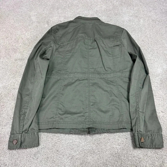 Caslon Jacket Women’s Green Long Sleeve Full Zip Size Medium - Picture 8 of 11